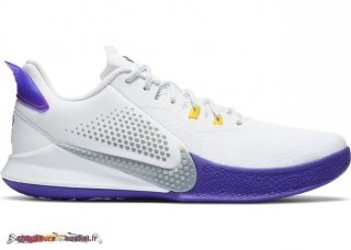Nike Mamba Fury "Lakers Accueil" Blanc Pourpre (CK2087-101)