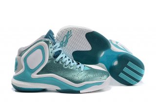 Adidas Derrick Rose 5 Blanc Bleu