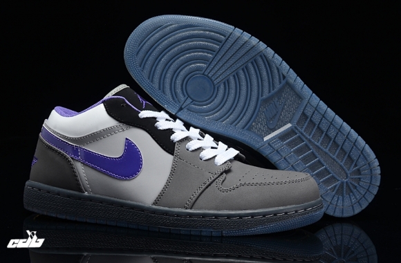 Air Jordan 1 Gris Pourpre