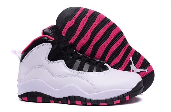 Air Jordan 10 Blanc Noir Rose