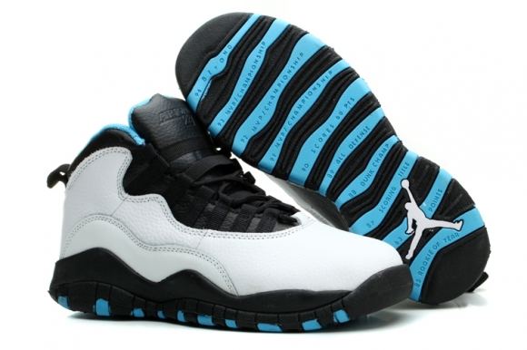 Air Jordan 10 Blanc Noir