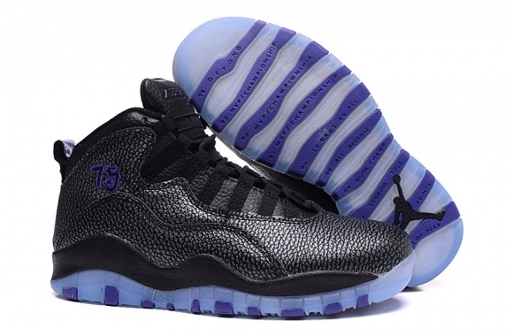 Air Jordan 10 Noir Pourpre