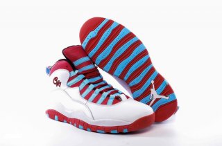 Air Jordan 10 Rouge Blanc