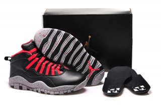 Air Jordan 10 Rouge Noir Gris