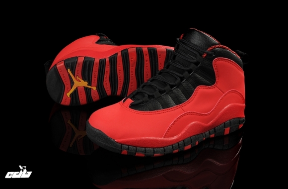 Air Jordan 10 Rouge Noir