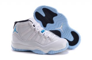 Air Jordan 11 Blanc Bleu Enfant