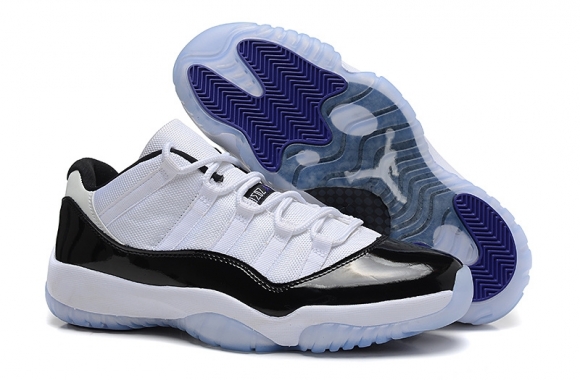 Air Jordan 11 Blanc Noir Bleu