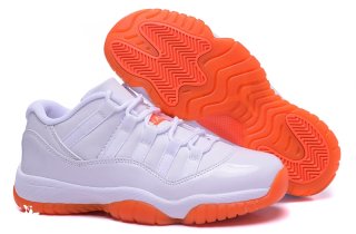 Air Jordan 11 Blanc Orange