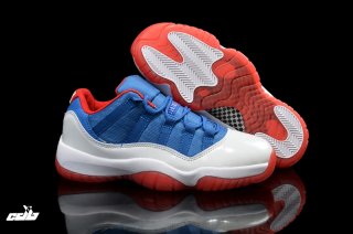 Air Jordan 11 Bleu Blanc Orange