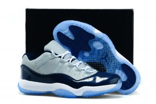 Air Jordan 11 Gris Bleu Blanc