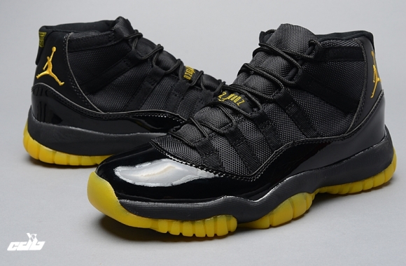 Air Jordan 11 Jaune Noir