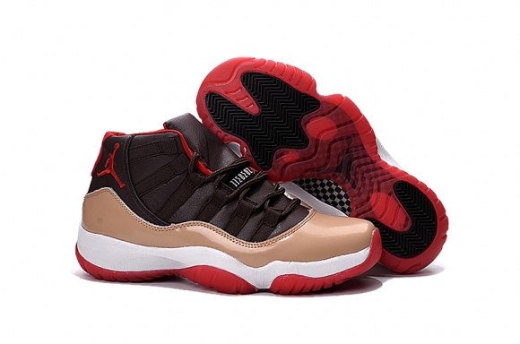 Air Jordan 11 Marron Noir Rouge