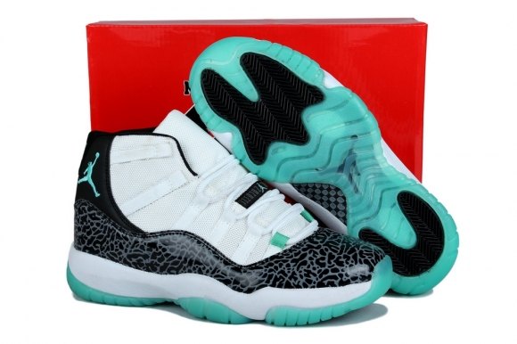 Air Jordan 11 Noir Blanc Vert