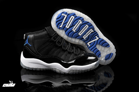 Air Jordan 11 Noir Bleu Enfant