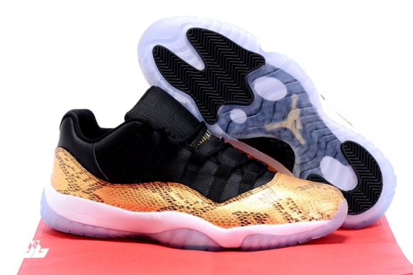 Air Jordan 11 Noir Or
