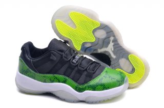 Air Jordan 11 Noir Vert Jaune