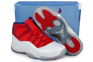 Air Jordan 11 Rouge Bleu Blanc