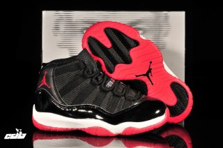 Air Jordan 11 Rouge Noir Blanc Enfant