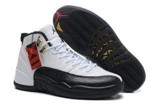 Air Jordan 12 Blanc Noir Or