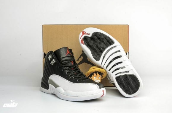 Air Jordan 12 Blanc Noir