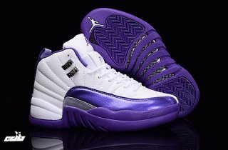 Air Jordan 12 Blanc Pourpre