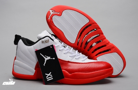 Air Jordan 12 Blanc Rouge