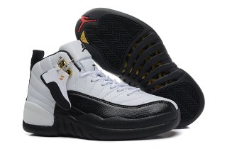 Air Jordan 12 Noir Blanc Or