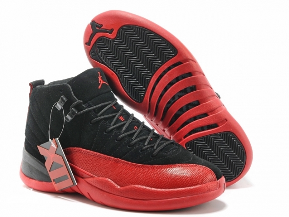 Air Jordan 12 Orange Rouge Noir