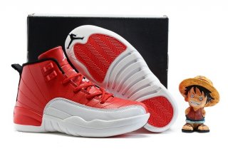 Air Jordan 12 Rouge Blanc Enfant