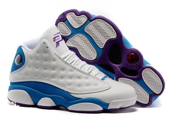 Air Jordan 13 Blanc Bleu Pourpre