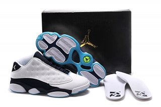 Air Jordan 13 Blanc Bleu