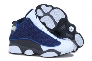 Air Jordan 13 Bleu Gris Blanc