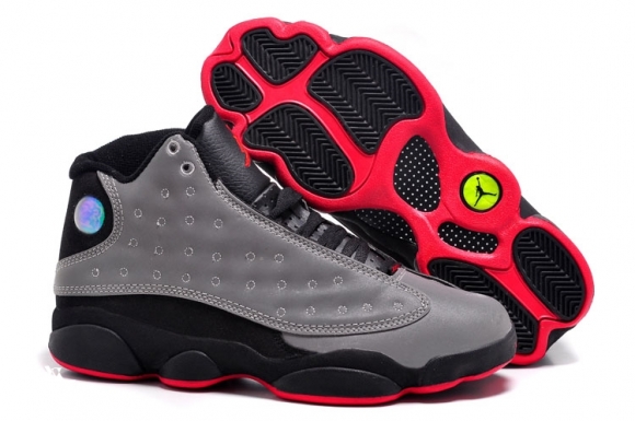 Air Jordan 13 Gris Noir Rouge