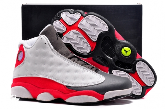 Air Jordan 13 Gris Rouge Blanc