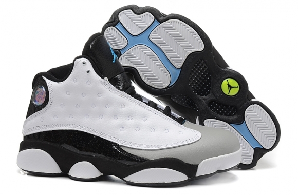 Air Jordan 13 Noir Blanc Gris