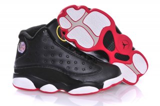 Air Jordan 13 Noir Blanc Rouge Enfant