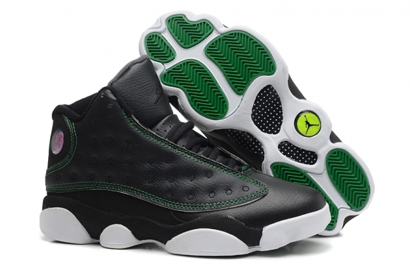 Air Jordan 13 Noir Blanc Vert