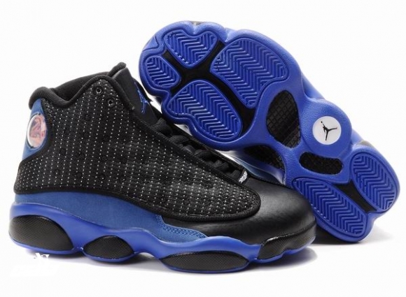 Air Jordan 13 Noir Bleu Enfant