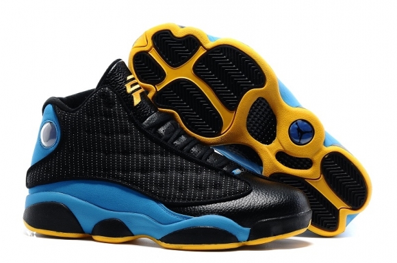 Air Jordan 13 Noir Bleu Noir