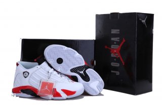 Air Jordan 14 Blanc Rouge Noir