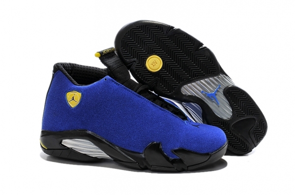 Air Jordan 14 Bleu Noir