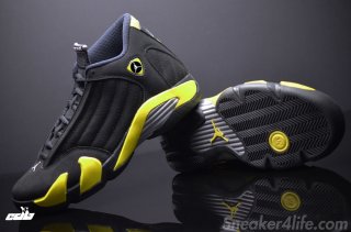 Air Jordan 14 Jaune Noir