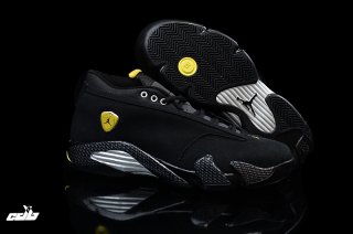 Air Jordan 14 Noir Gris Jaune