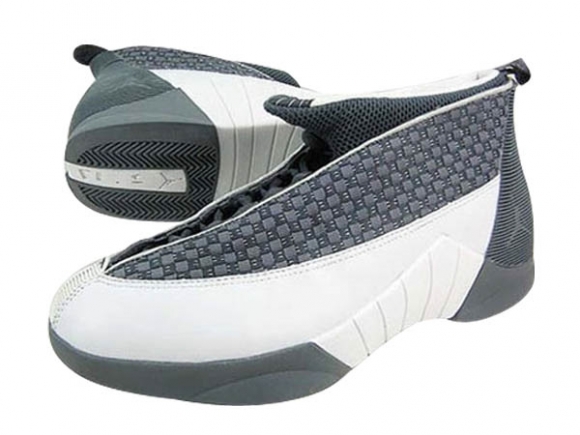 Air Jordan 15 Gris Blanc