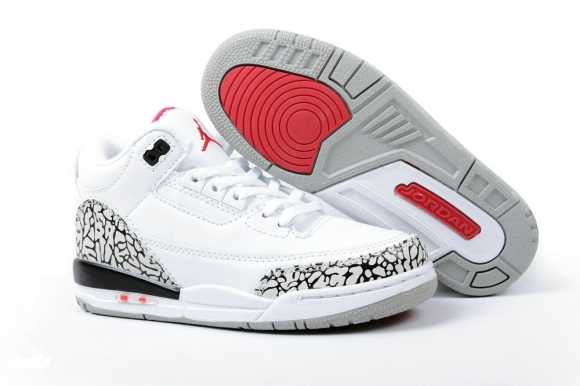 Air Jordan 3 Noir Blanc Enfant