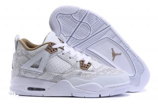 Air Jordan 4 Blanc Marron