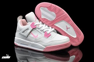 Air Jordan 4 Blanc Rose Enfant