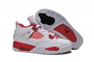 Air Jordan 4 Blanc Rouge Blanc