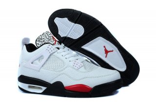 Air Jordan 4 Blanc Rouge Noir