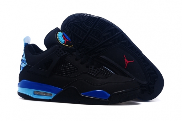 Air Jordan 4 Foncé Bleu